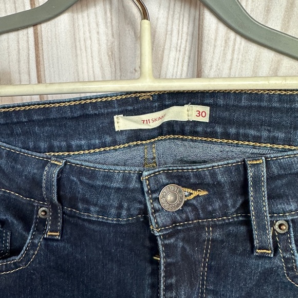 Levi's 711 SKINNY WOMEN'S JEANS - size 30WX30L - Picture 7 of 16